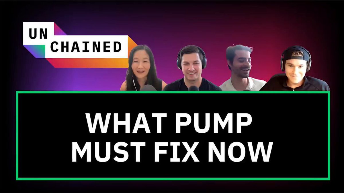 Pump.fun ICO를 논의하는 Unchained 팟캐스트 패널