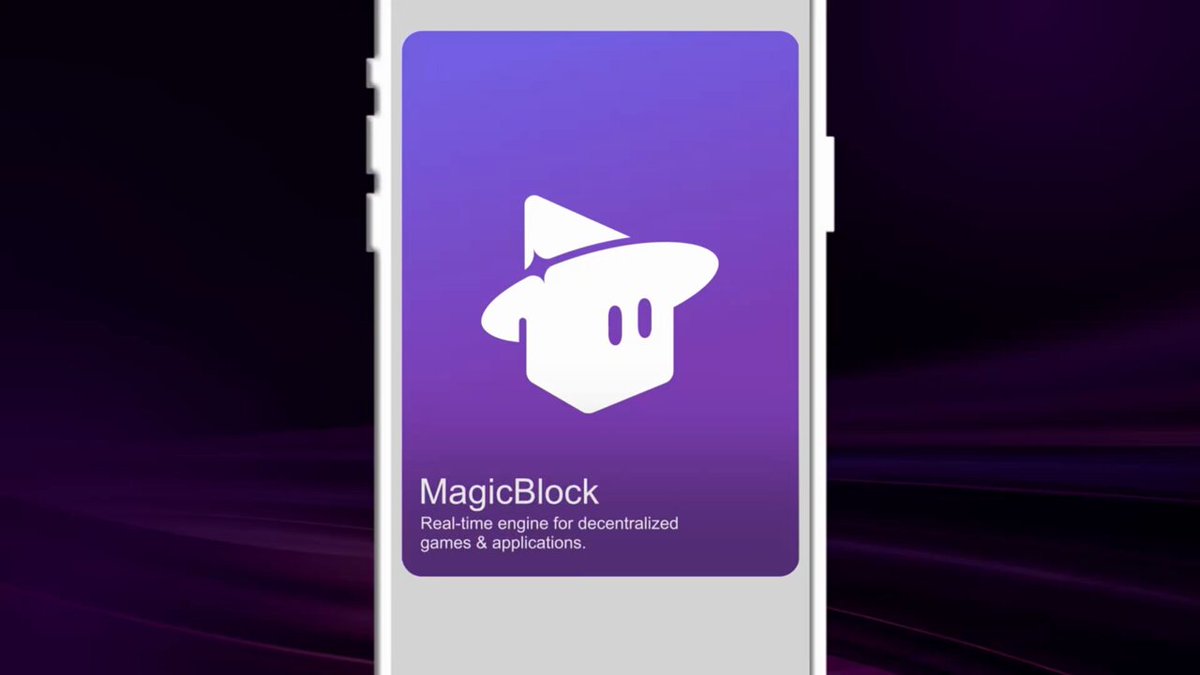 MagicBlock app interface on a smartphone