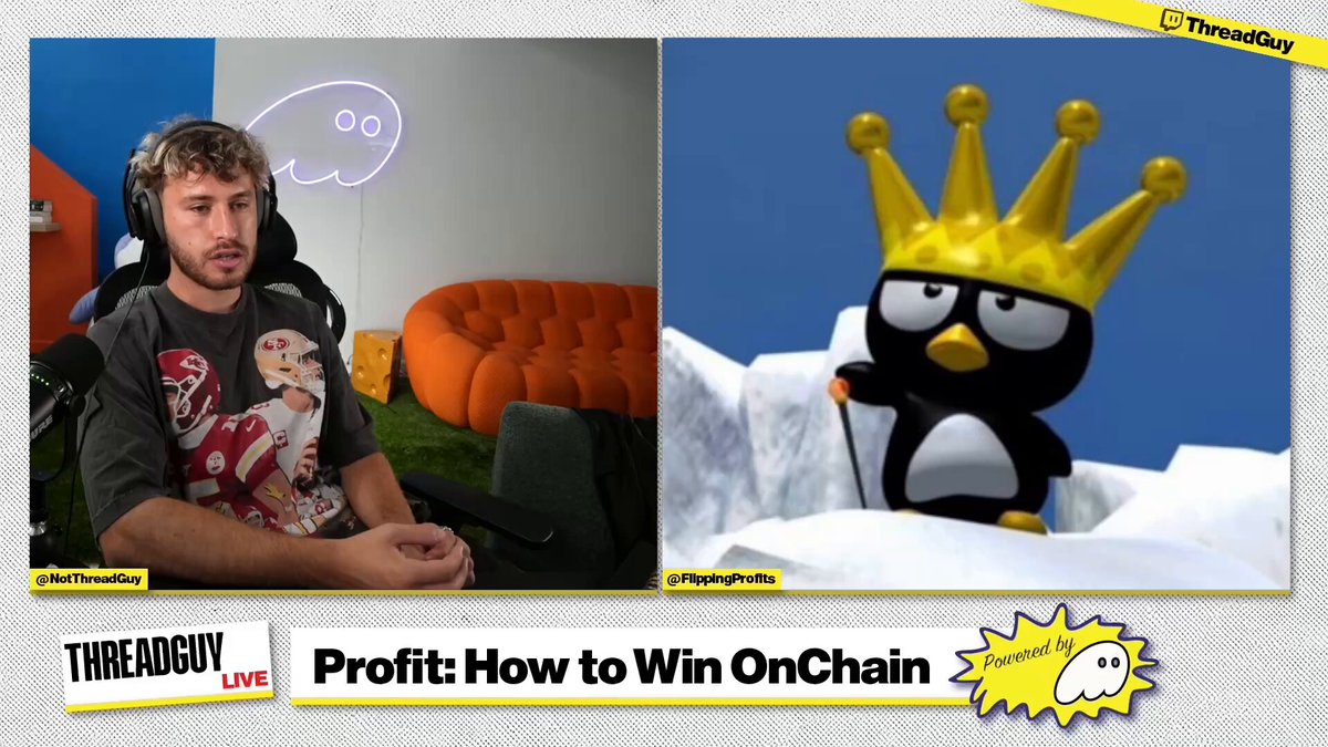 Trading streamers discussing meme coins