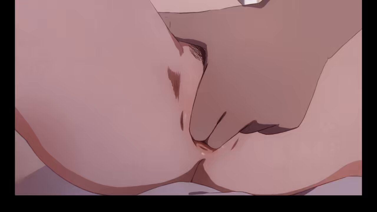 Blissful anime girl with a soft smile