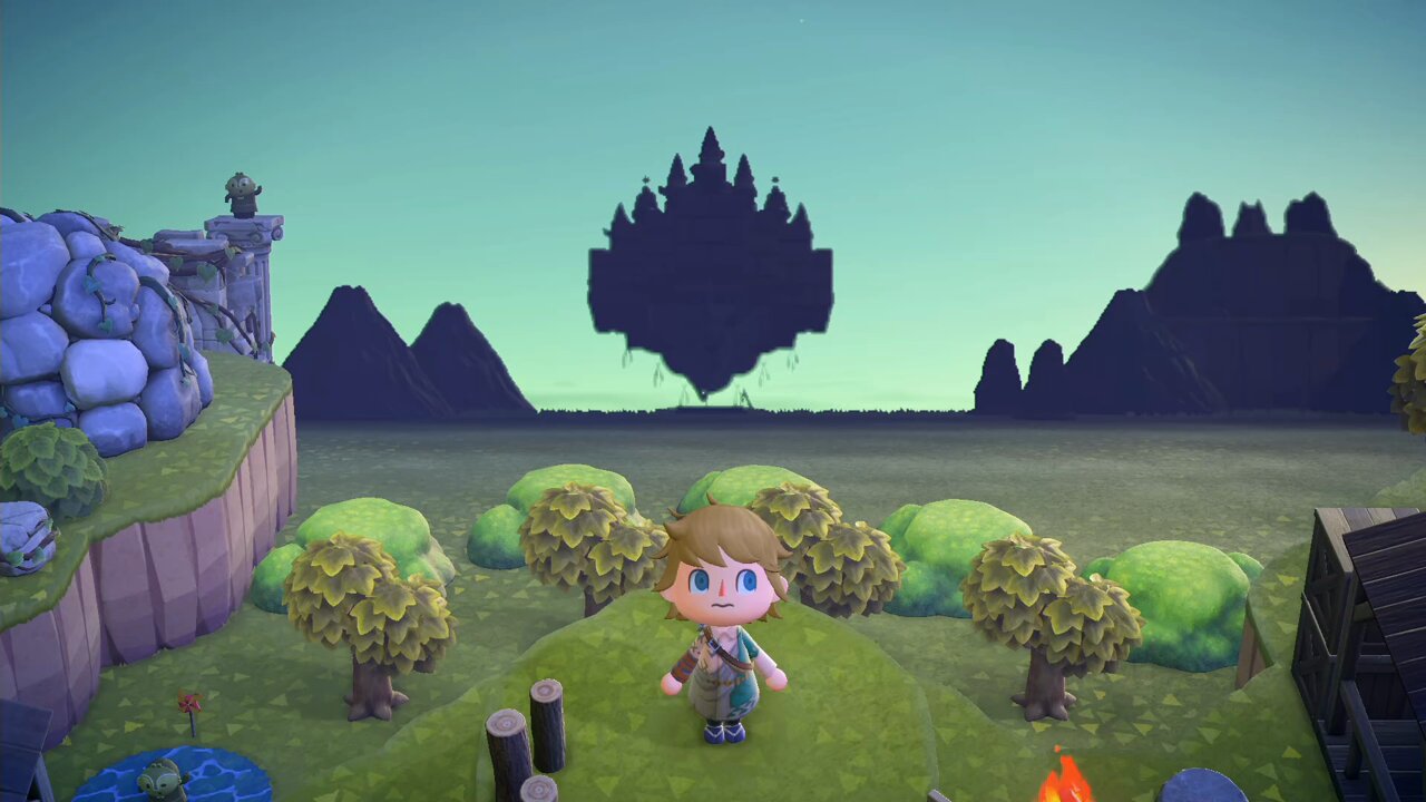 「や」ゼルダの伝説とあつまれ動物の森 あつ森 夢番地公開】ゼルダの伝説 ブレスオブザワイルド 完全