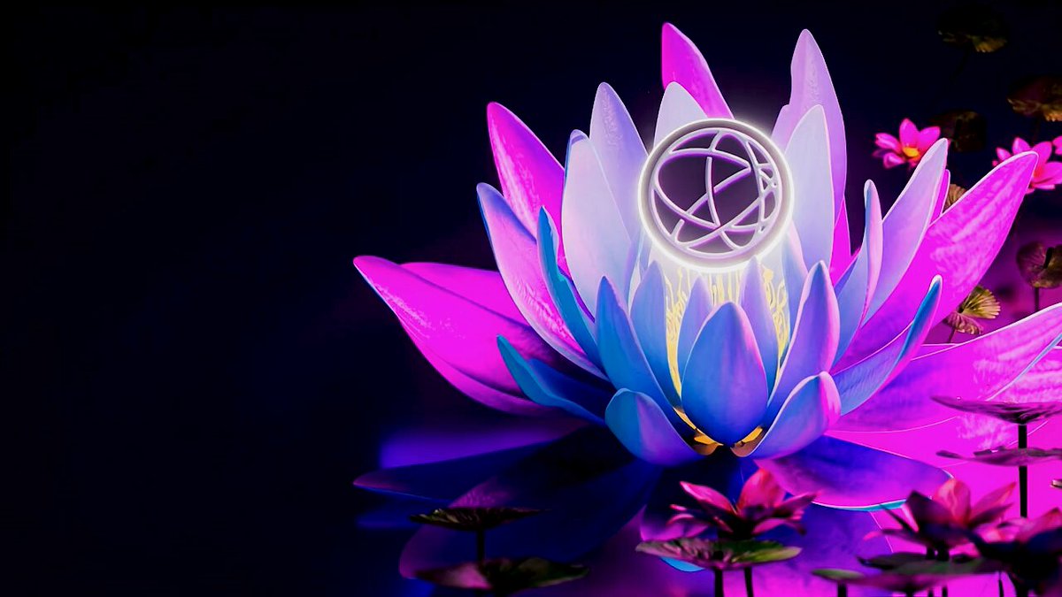 Celestia Lotus Upgrade visual with a vibrant lotus flower and the Celestia logo