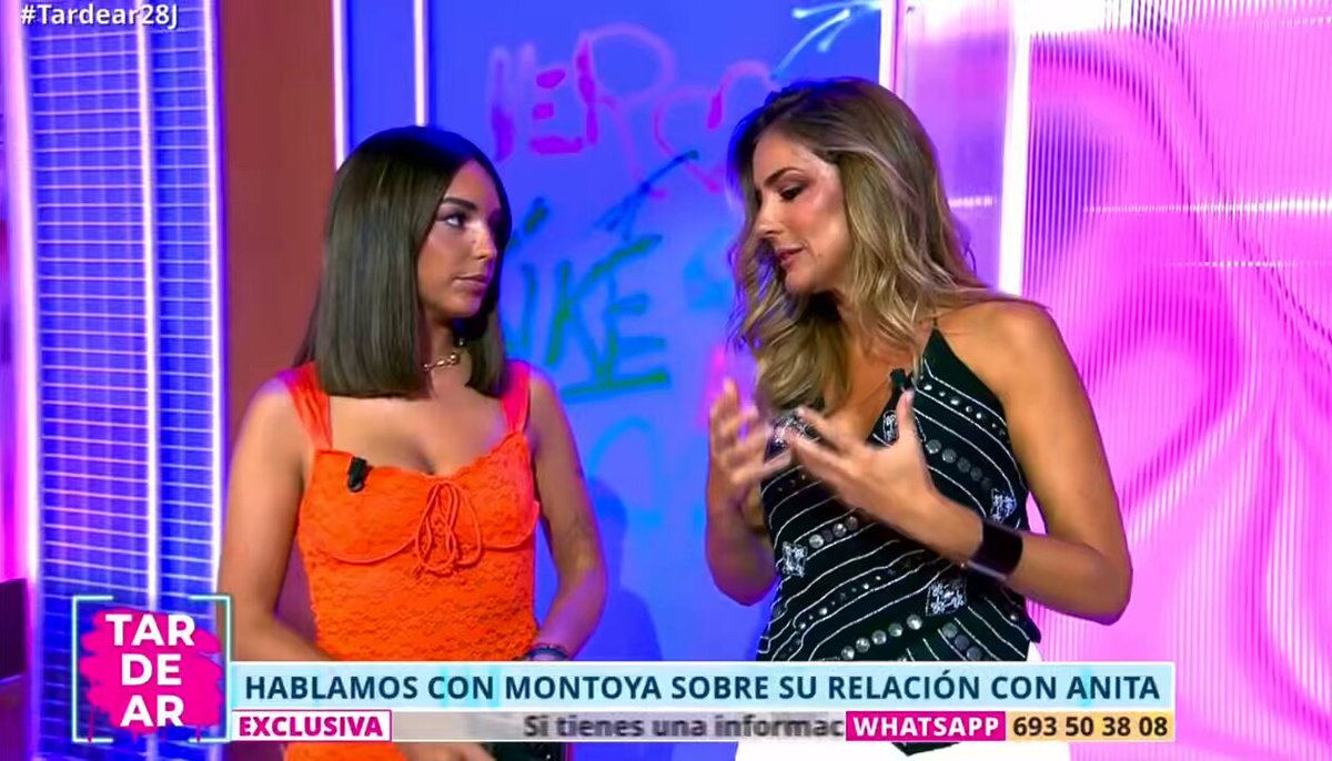 Todo Realities🎙️ on X: "#Tardear28J | Anita Williams vuelve a la carga  tras las últimas declaraciones de los padres de Montoya: "No se pueden  tirar balones fuera. No se me remueve nada”