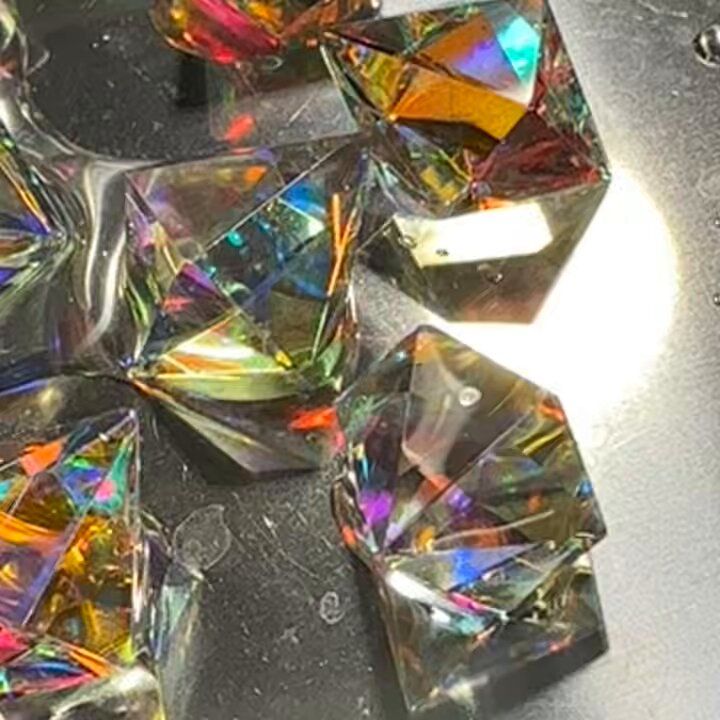 モナジー工房様 虹のたまご ガラス ガラスアクセサリー モナジー工房