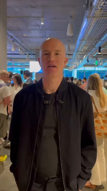 Brian Armstrong at Coinbase town hall