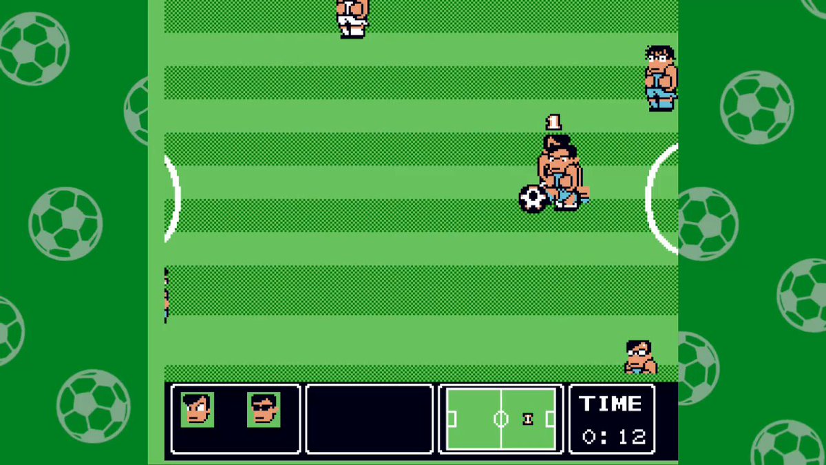 くにお君 サッカー ドッチボール セット くにおくん熱血高校ドッチボール部 サッカー編 龍虎の拳 バー