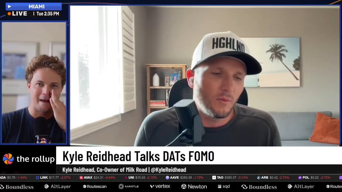 Kyle Reidhead讨论DATs
