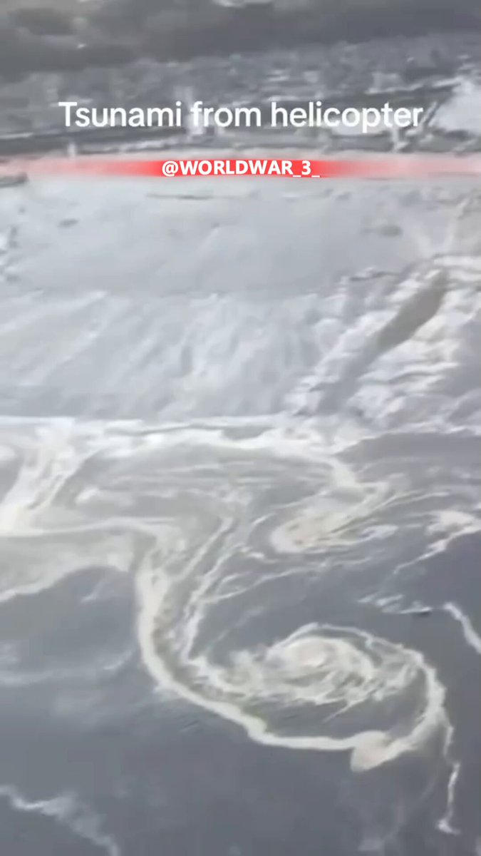 🚨 TSUNAMI ALERT: 8.7 quake rocks Kamchatka - helicopter captures