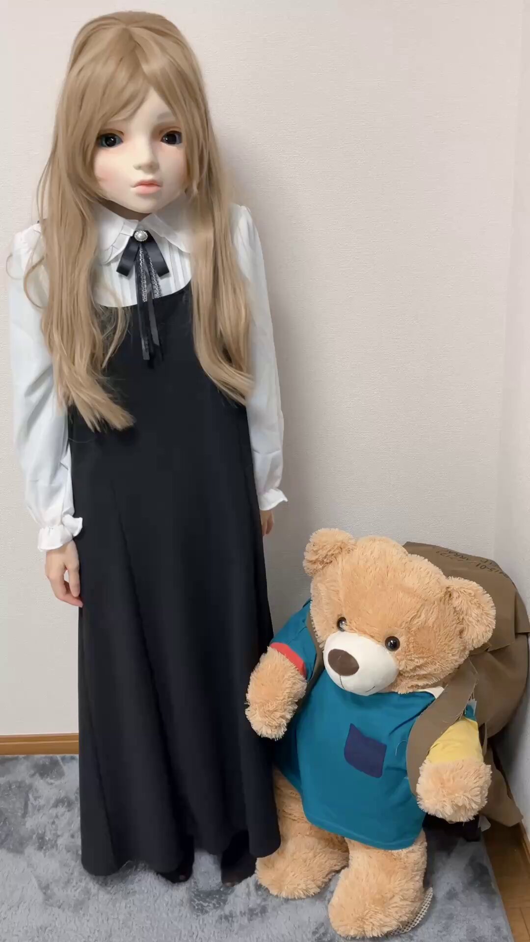 れ*ゃ様 コヤンイサムチョン♡着ぐるみオッドアイにゃんの大人可愛いデニムフリルサ Aila on X: 