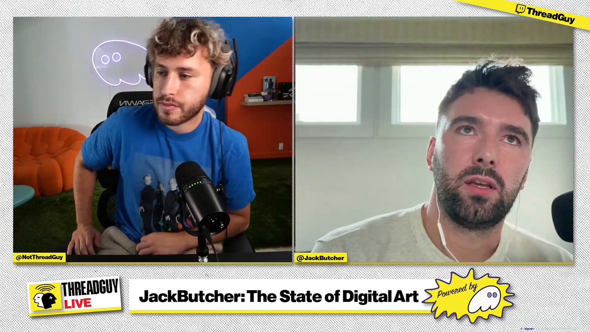 ジャック・ブッチャーとThreadGuyによるデジタルアートの現状についての議論