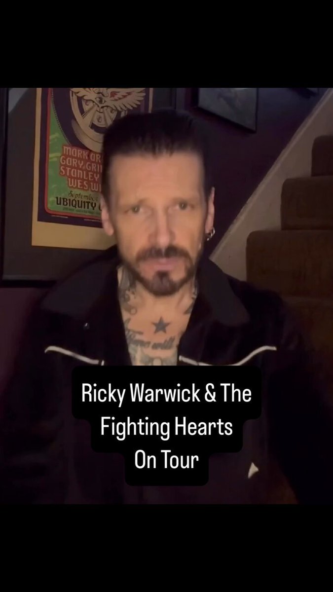 RICKY WARWICK,THE ALMIGHTY等まとめ売り Ricky Warwick (Black Star Riders, The Almighty) - Interview
