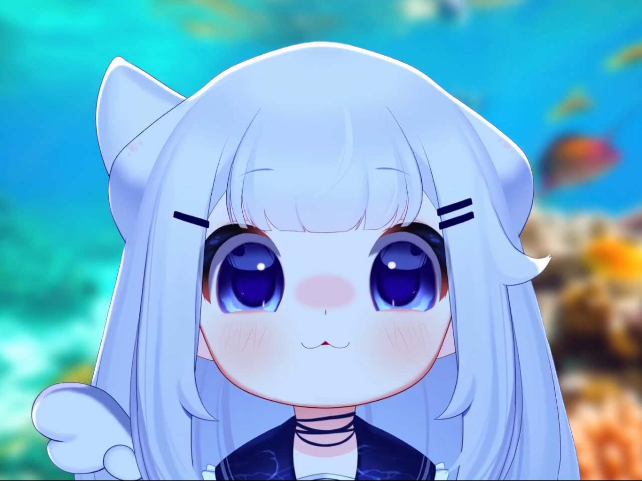 NAMIE♡ Namie 🐳🤍 I have never seen a vtuber so smol and cute in my
