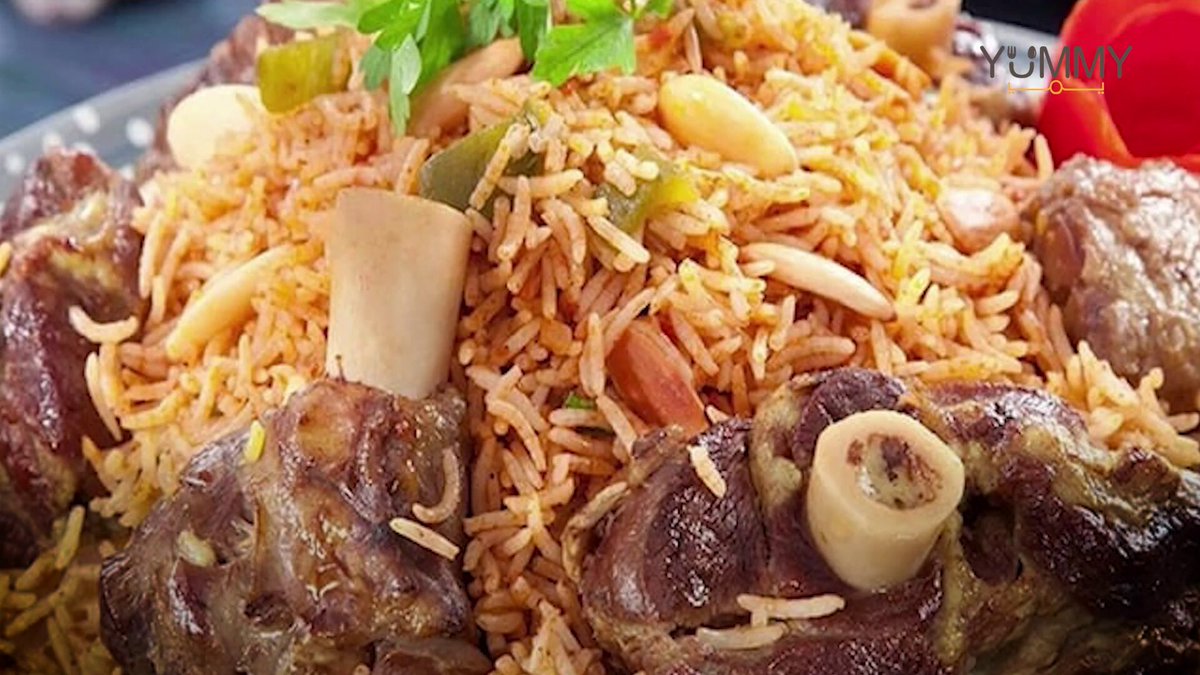 طريقة عمل الكبسة السعودية باللحم على أصولها 