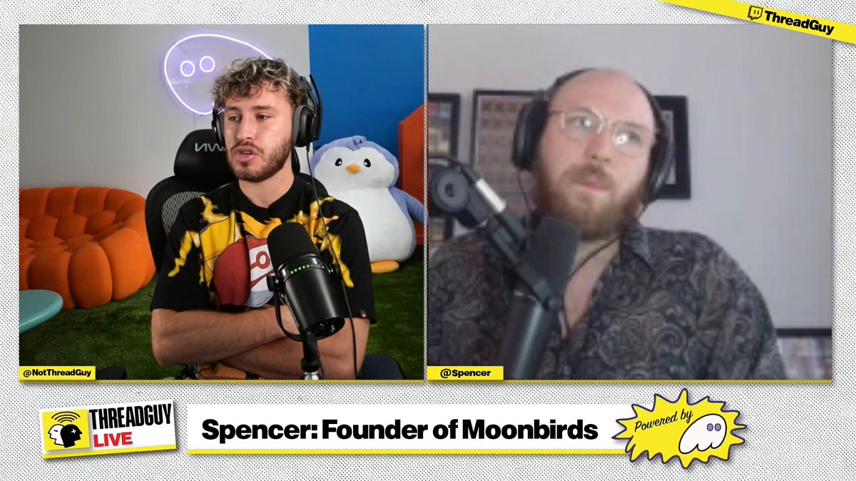 Spencer Gordon-Sand on ThreadGuy Live discussing NFTs