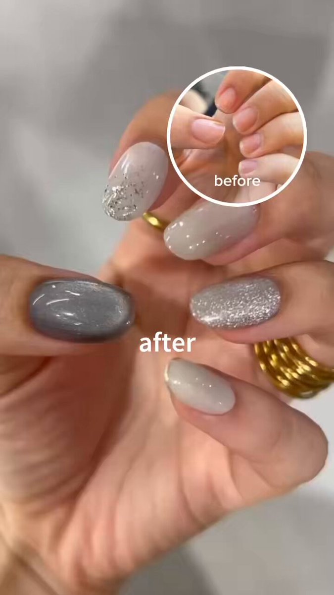 EVER NAIL クリアベージュ ネイルチップ セット クリアベージュのキラキラハートネイル- ネイルチップ専門店