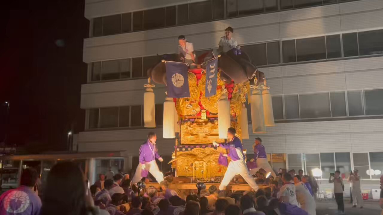 FUN 10月号② 　太鼓台特集 横町太鼓台 新開太鼓台 お下がり 2023/10/29【宇多津町 宇夫階