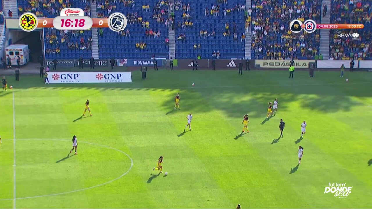 El gol que abre el marcador en la capital...