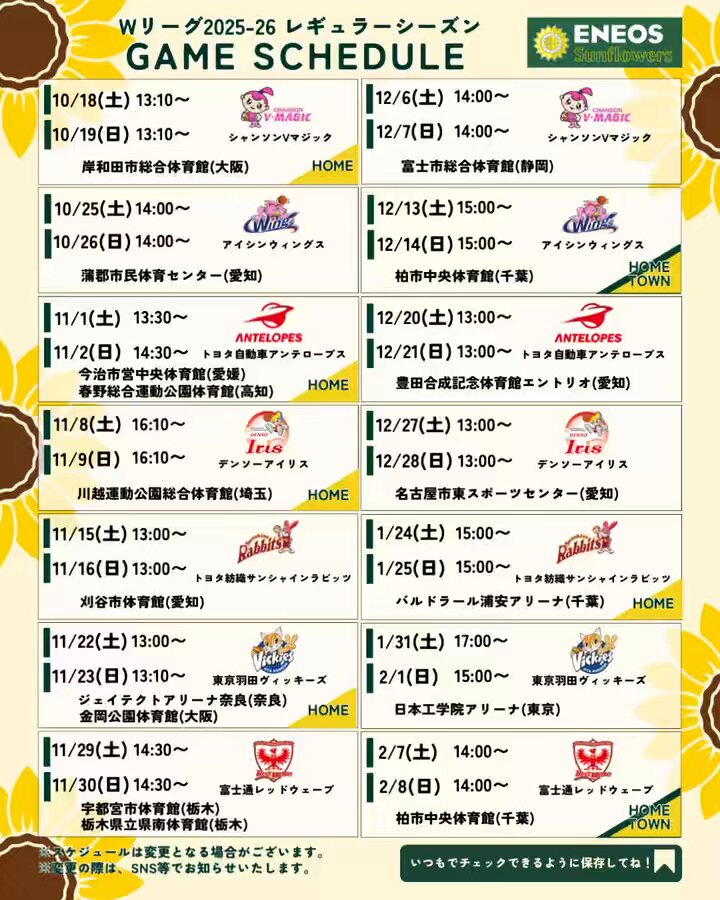 JX-ENEOS サンフラワーズ 優勝記念ボール ENEOSサンフラワーズ🌻ENEOS Sunflowers【公式