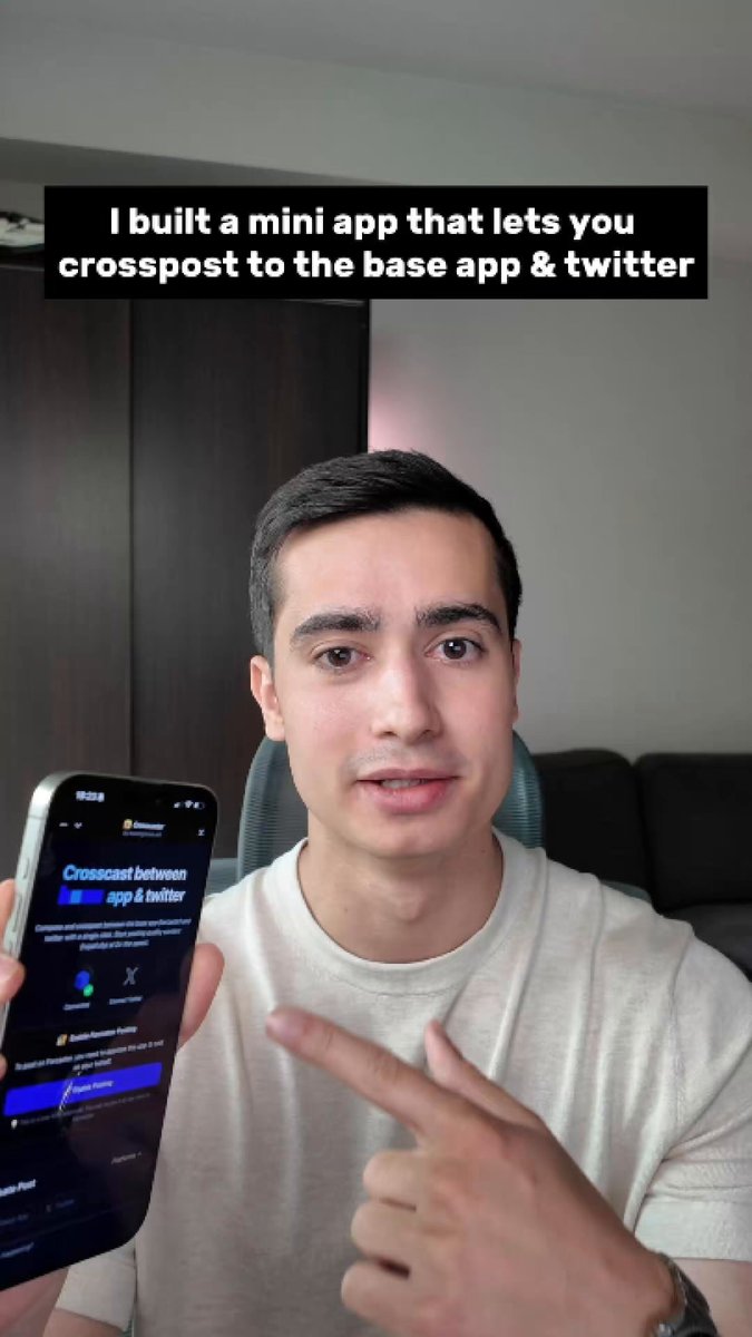Kerem GurelによるCrosscasterミニアプリのデモ