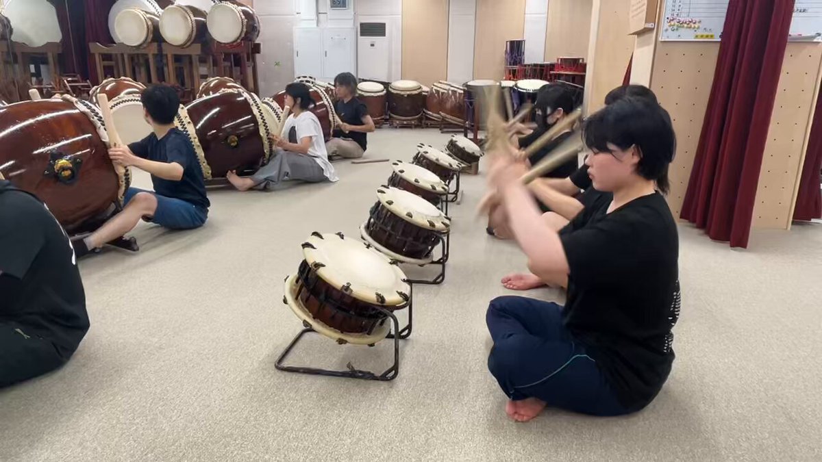 ケヤキ囃子太鼓 受注製作 1尺6寸(48cm)大太鼓 (宮太鼓) 本けやき Wadaiko Keyaki