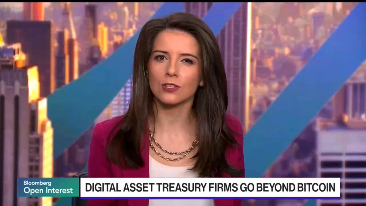 Michael Saylor on Bloomberg TV discussing Bitcoin treasury companies