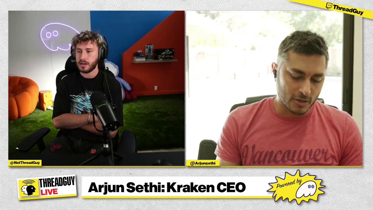 Arjun Sethi, Kraken CEO, discussing competition with PayPal and Venmo