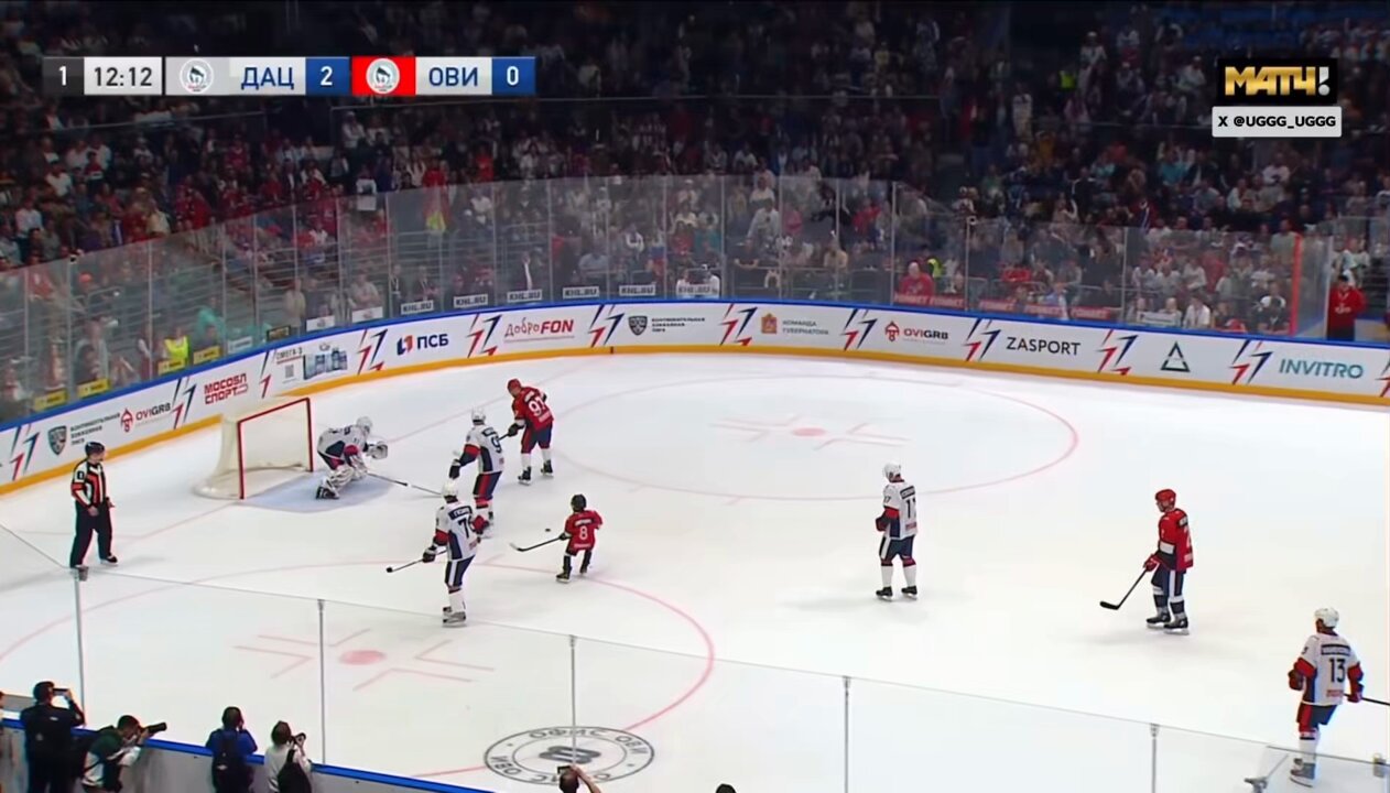 Sergei Ovechkin Scores 4 Goals Playing With Dad At Ovi Cup - Community Post