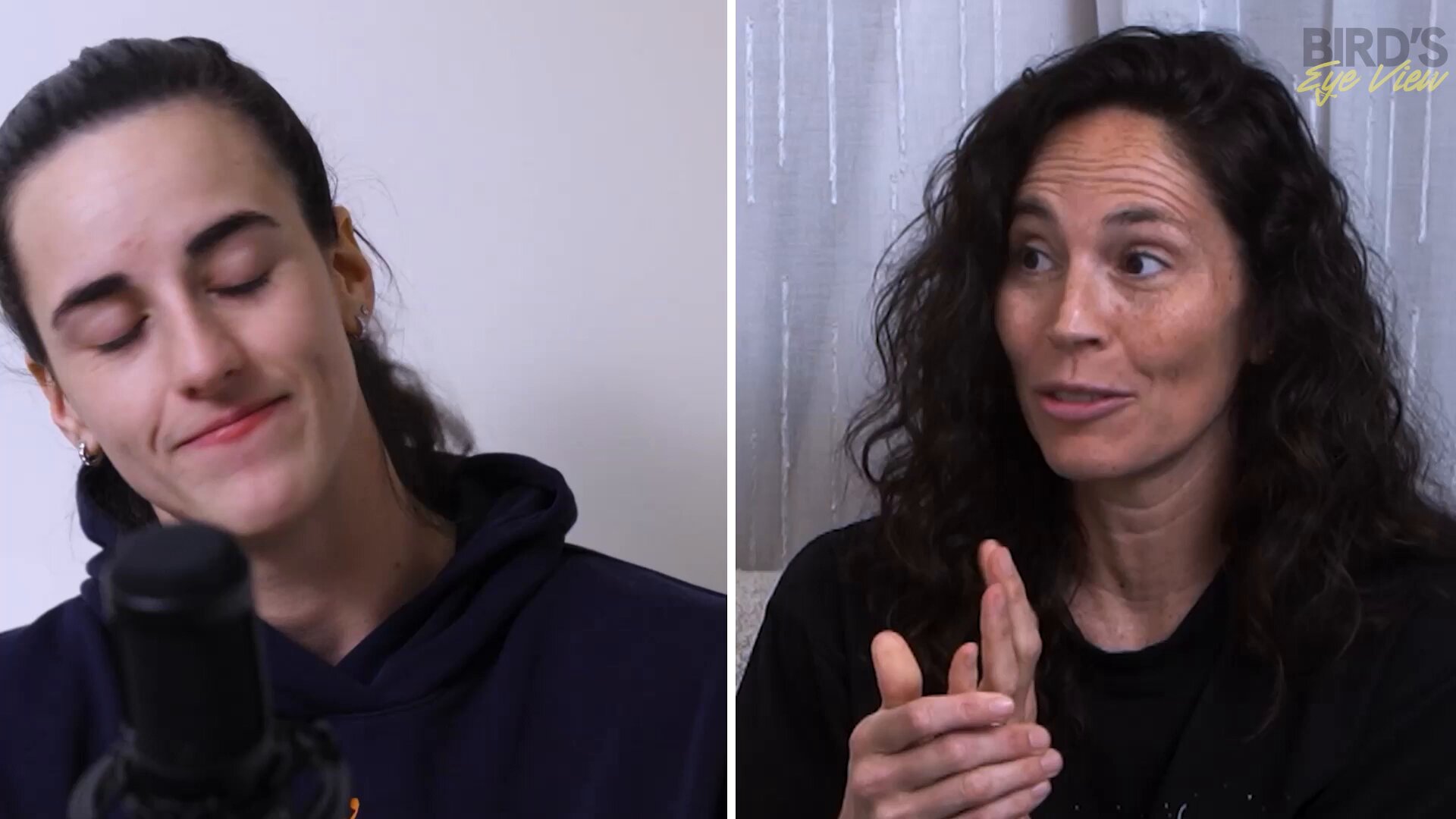 Caitlin Clark News on X: "Bird's Eye View with Sue Bird: Caitlin Clark  Breaks Down Her Elite Passing Ability Caitlin talks to Sue about how her  size and IQ help make her