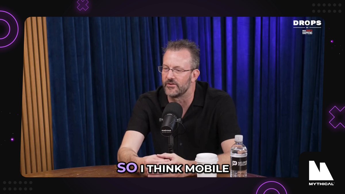 John Riccitiello discussing mobile games on the Mythical Games podcast