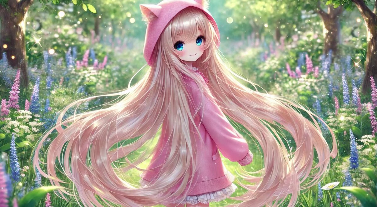 オリジナルキャラクター 絵画 ピンク zzz AI drawing (@zzzAI19) / X