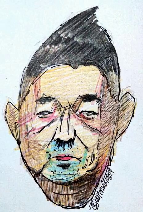 【ザビちゃん】【原画肉筆】トランプ大統領2024 ザビちゃん🇯🇵 (@Xavier1125jp) / X