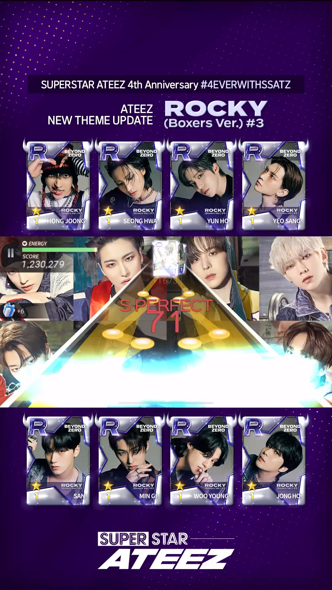 ATEEZ MAKESTAR 3.0 幸運 クローバーver ソンファ　当選者 ateez アチズ work popup md mito 特典 トレカ ソンファの通販