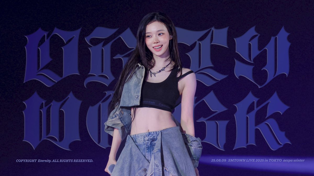 aespa　ウィンター　SMTOWN LIVE 2025 in TOKYO Eternity. on X: 