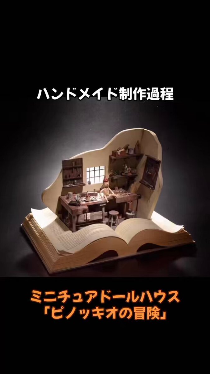 ⚠️内容確認お願い致します/ドールハウス/ミニチュア/ハンドメイド Amazon | Spilay 1/24 ミニチュア ドールハウス 手作りキット