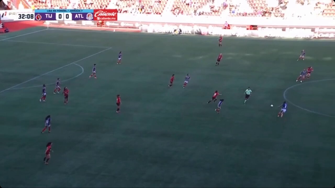 Así fue el gol de @AtletiDeSLPFem. #LigaBBVAMXFemenil #NuestroFutFem