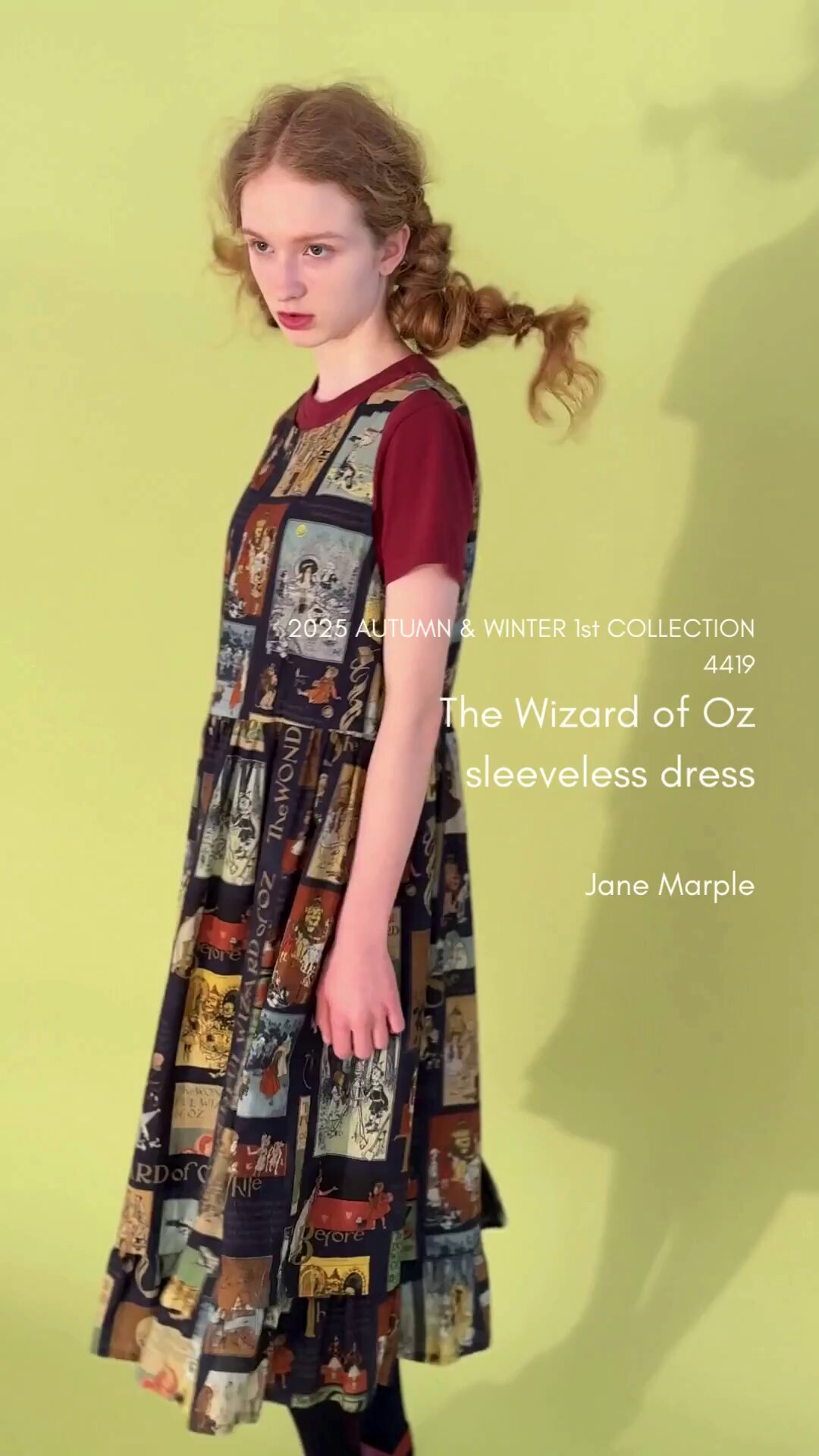 Jane Marple エプロンスカート Jane Marple / Jolies broderies apron dress ブルーグレー S-25