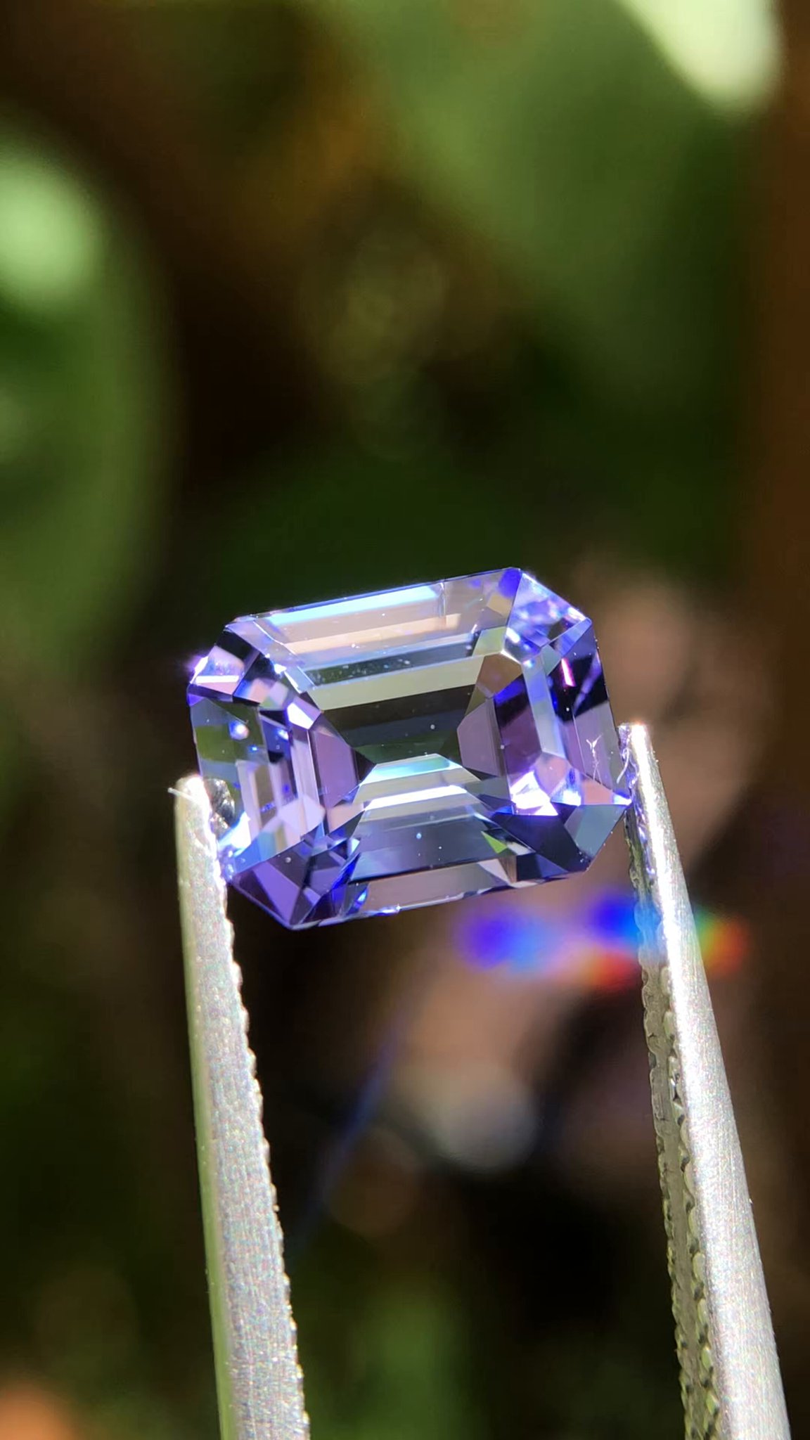 1.82 ct 天然 ゾイサイト（タンザナイト）トリリアント 天然ゾイサイト 1.82ct 【グリーンマルチカラー】非加熱