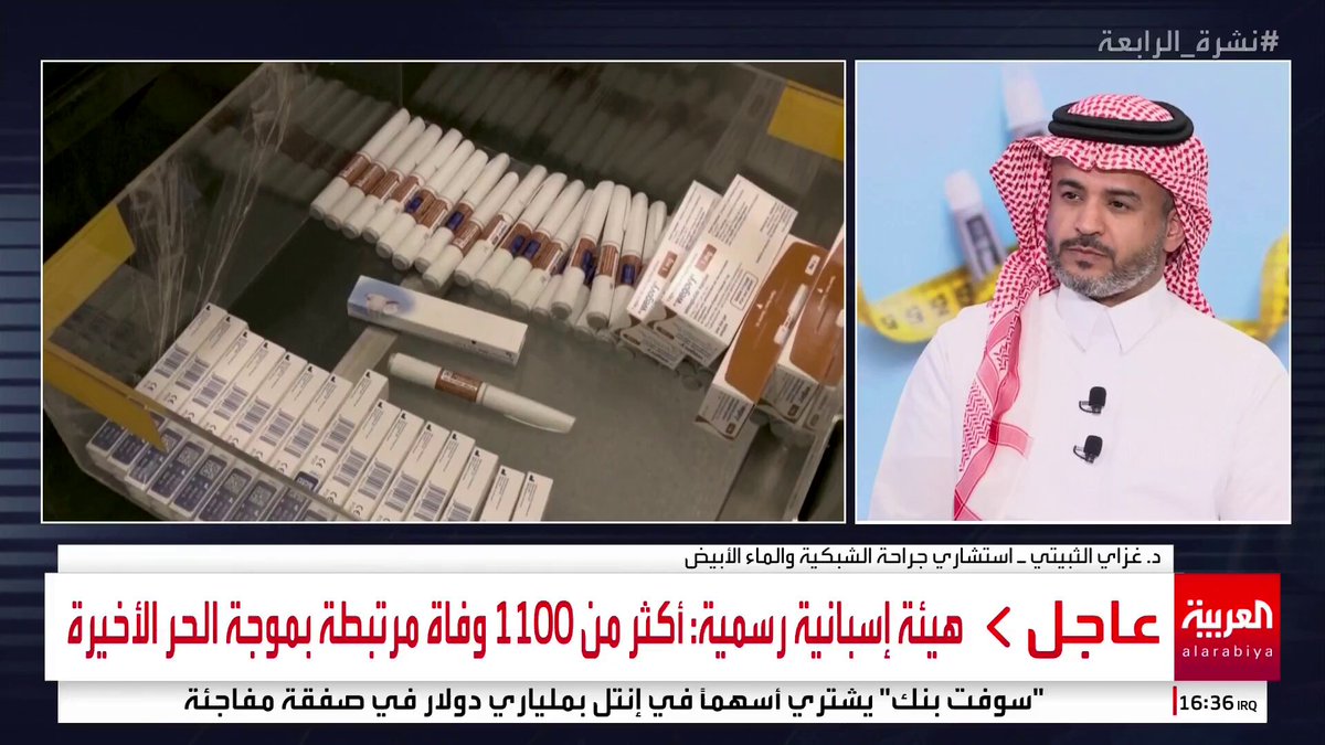 نشرة الرابعة | استشاري جراحة الشبكية والماء الأبيض د. غزاي الثبيتي: لابد من متابعة أطباء العيون مع استخدام إبر التخسيس لتفادي أضرارها على العين 