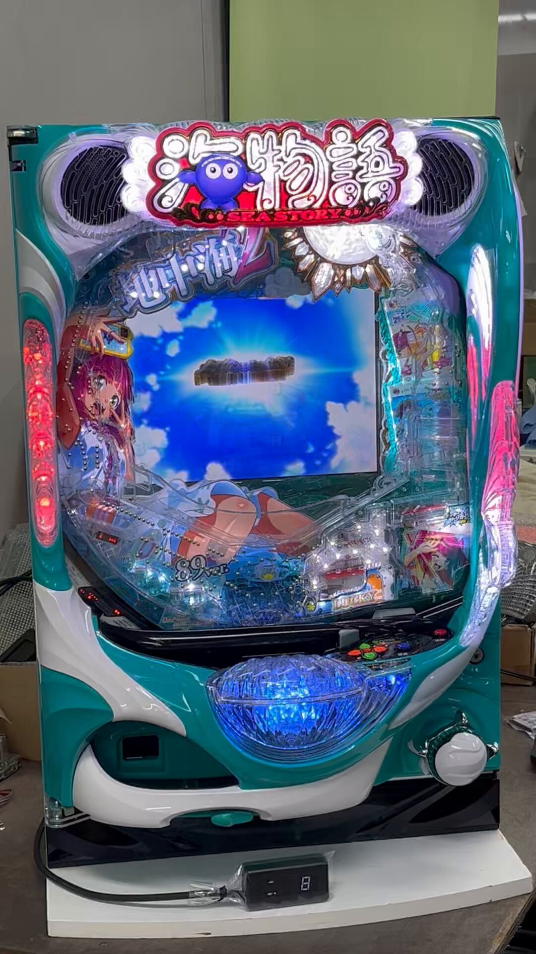 パチンコ　地中海　実機 SANYO CRAスーパー海物語IN地中海 SAF（甘デジ） 中古パチンコ