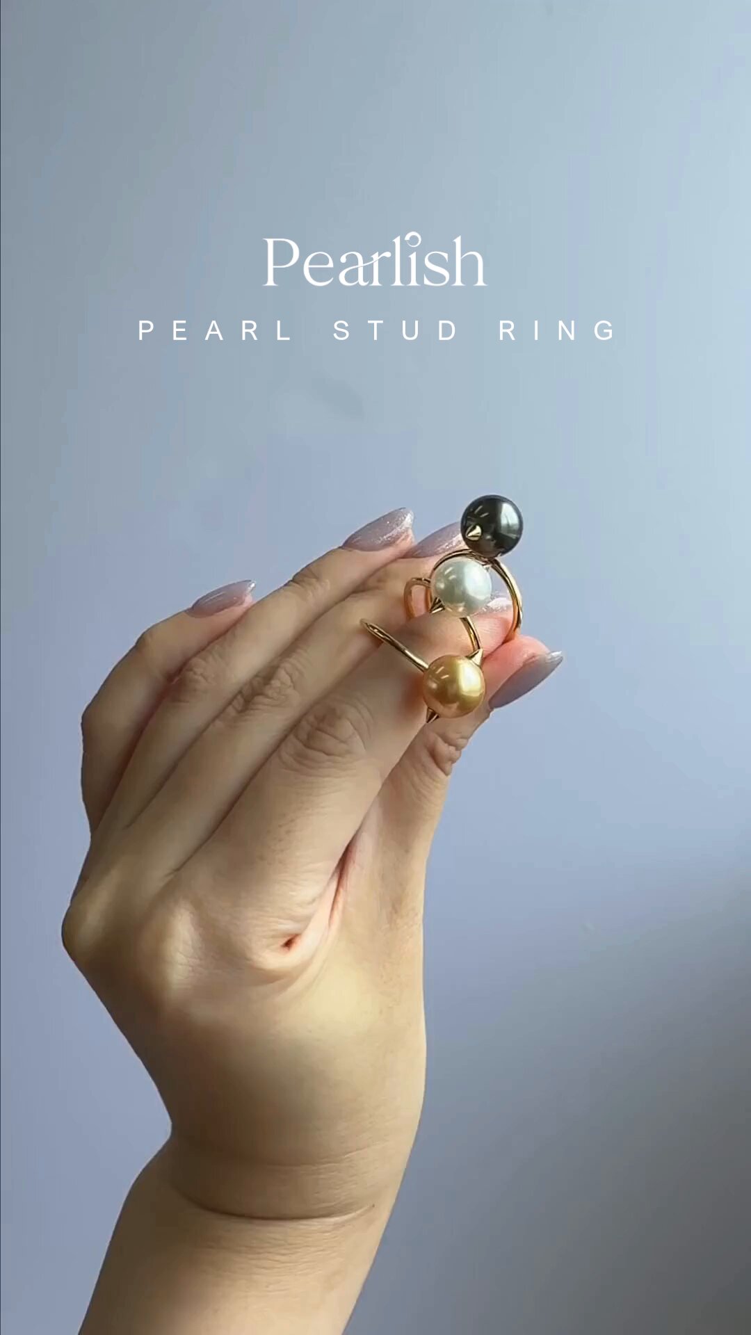 Pearlish パーリッシュ　2Way Hoop Pearl ピアス　パール 2 Way Hoop Pearl Piercing – Pearlish