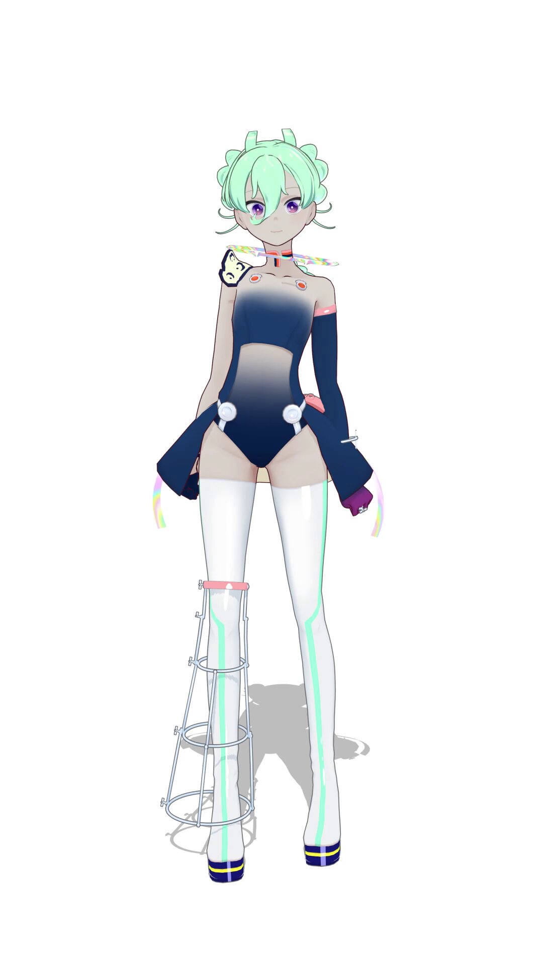 m様へ♥GWまで ※ブーケプルズ MA*RS】ケープ風フリルブラウス - ホワイト size-F | 地雷系