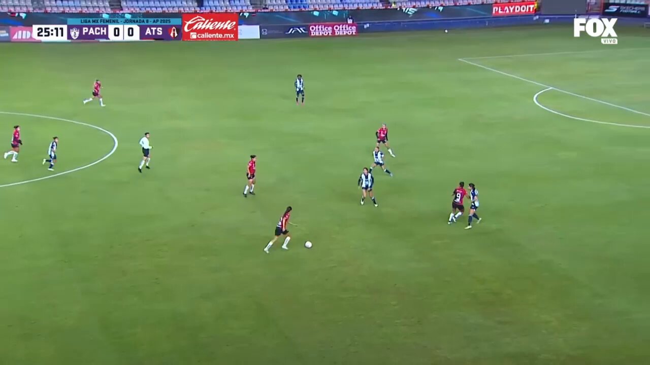 El gol de Renata Huerta que le dio la ventaja a las Académicas...