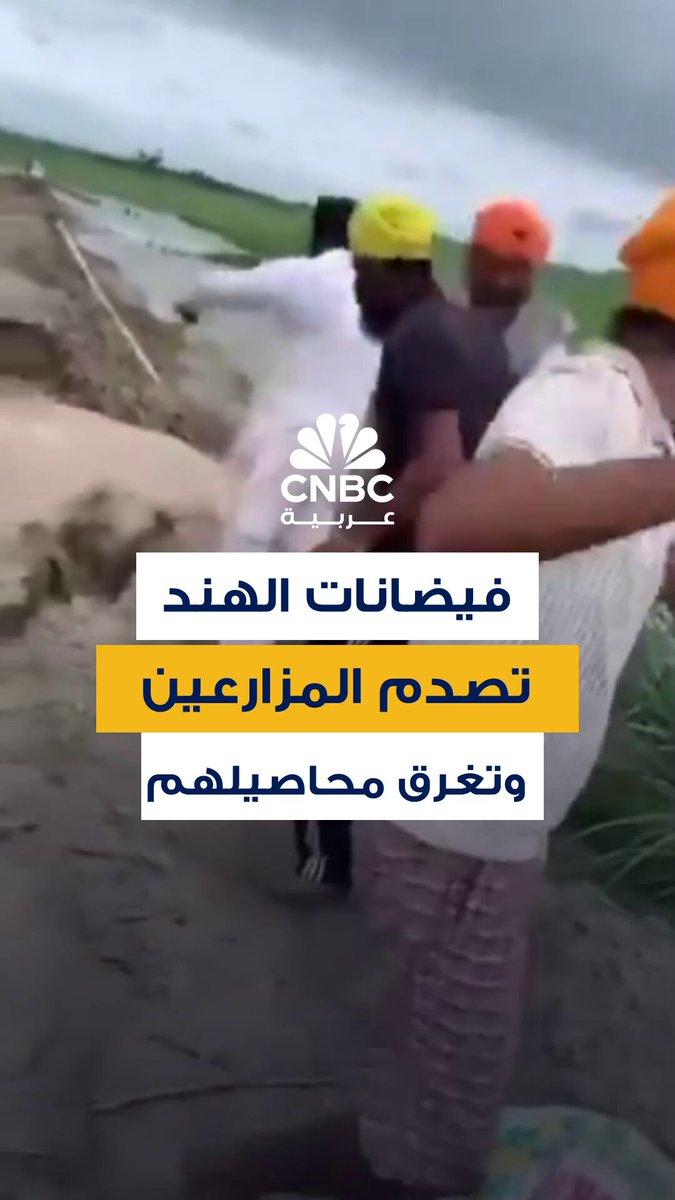 المزارعون في الهند صُدموا بغرق محاصيلهم بسبب الفيضانات 