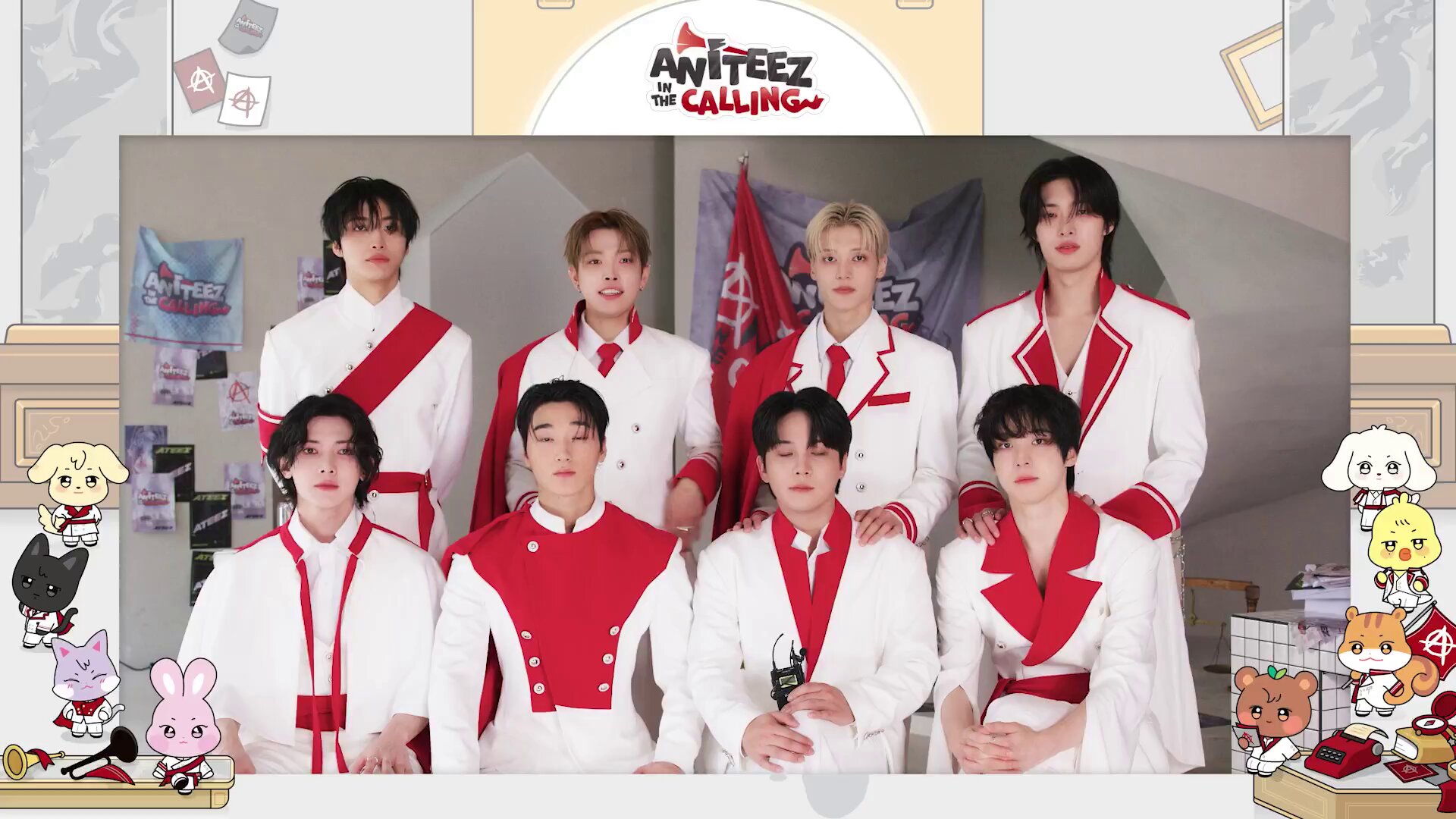 ateez aniteez ラントレ ソンファ サン calling ユニット