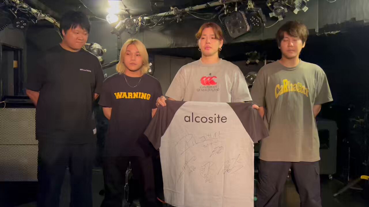 ■[会場限定] アルコサイト CD「終わらない」■ バンド 大阪在住4人組ロック・バンド アルコサイト、新曲「夢で逢えたら