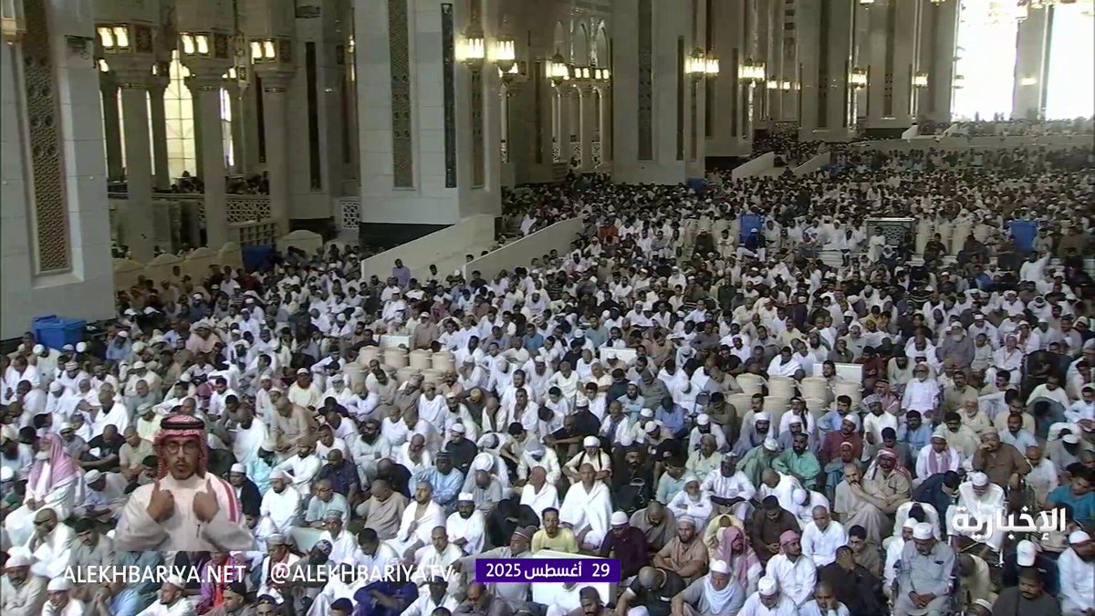 خطيب المسجد الحرام الشيخ عبد الرحمن السديس: نحذر من سياسات التهجير والحصار والتجويع بوصفها كارثة إنسانية وندعو إلى إغاثة أهل فلسطين عبر القنوات الرسمية 