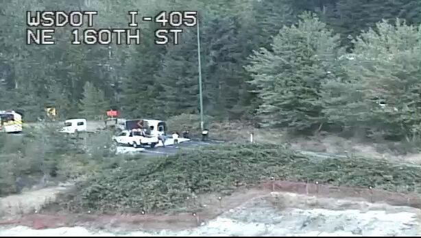 更新3：NB I-405斜坡至NE 160TH ST现在被部分封锁