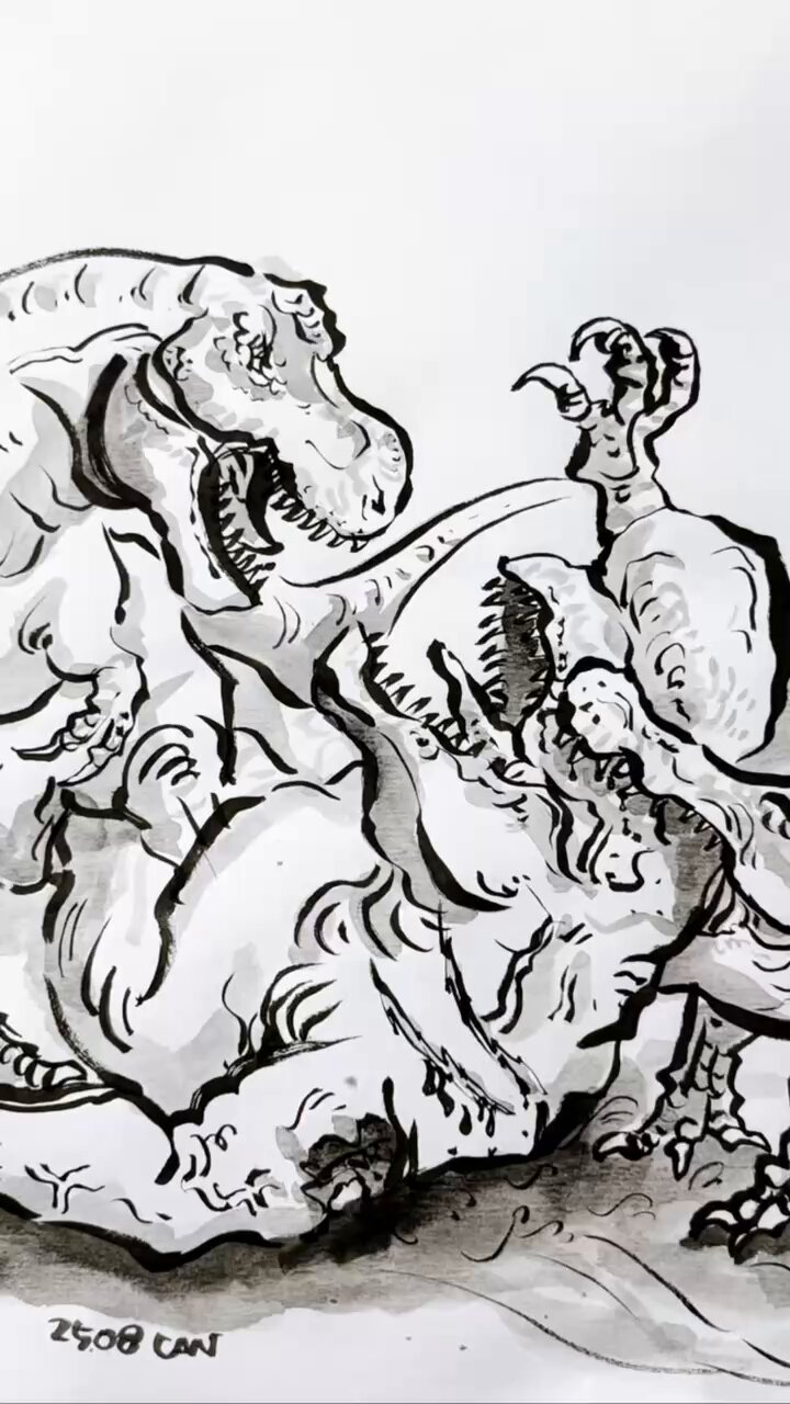 手描きイラスト✢創作水彩原画『ドラキュラ伯爵』 ドラキュラ伯爵！ - 13
