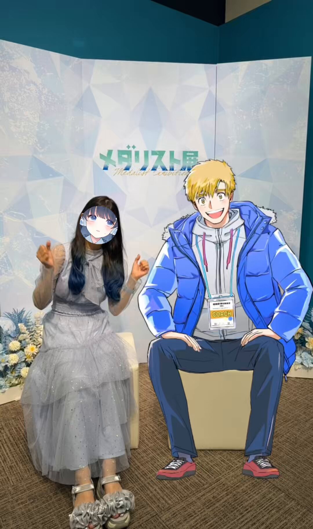 メダリスト展 キャラファイングラフ キービジュアル @773urara's video