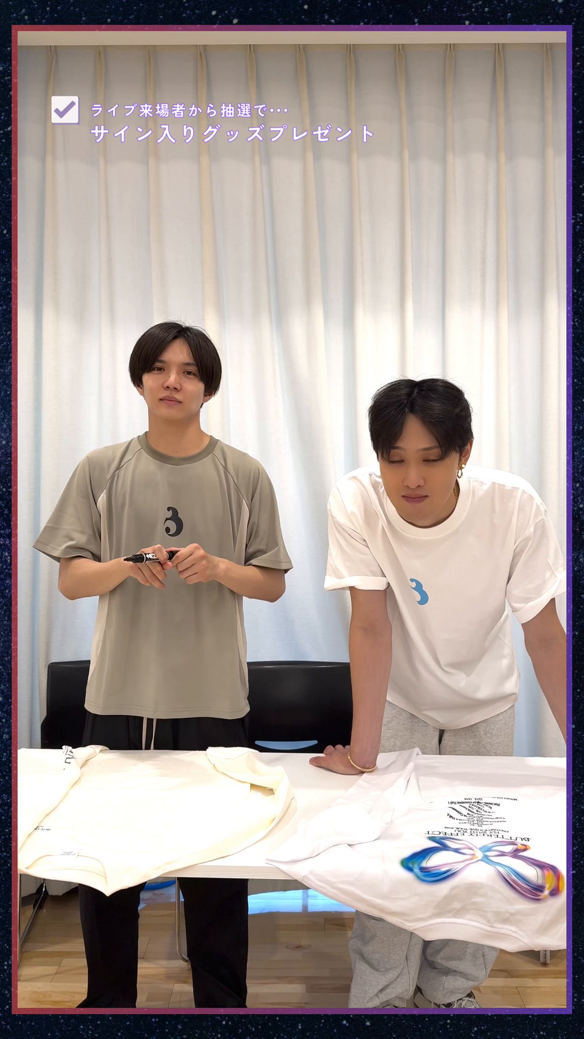 FANTASTICS メンバーサイン入りTシャツ FANTASTICS メンバーサイン入り Tシャツ